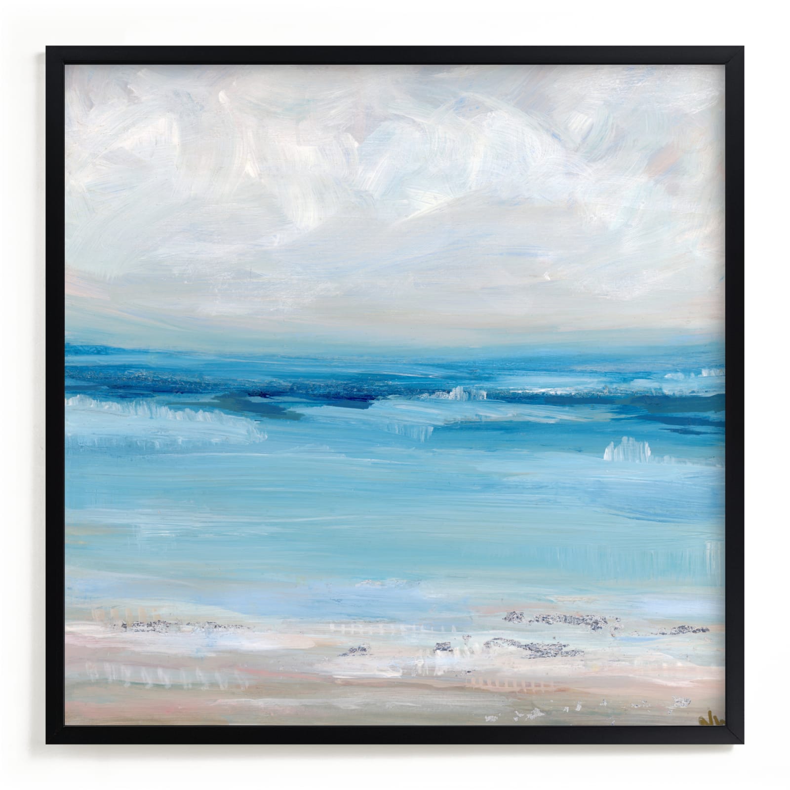 "Of the Sea" - Limited Edition Art Print by Nicole Walsh in beautiful frame options and a variety of sizes.