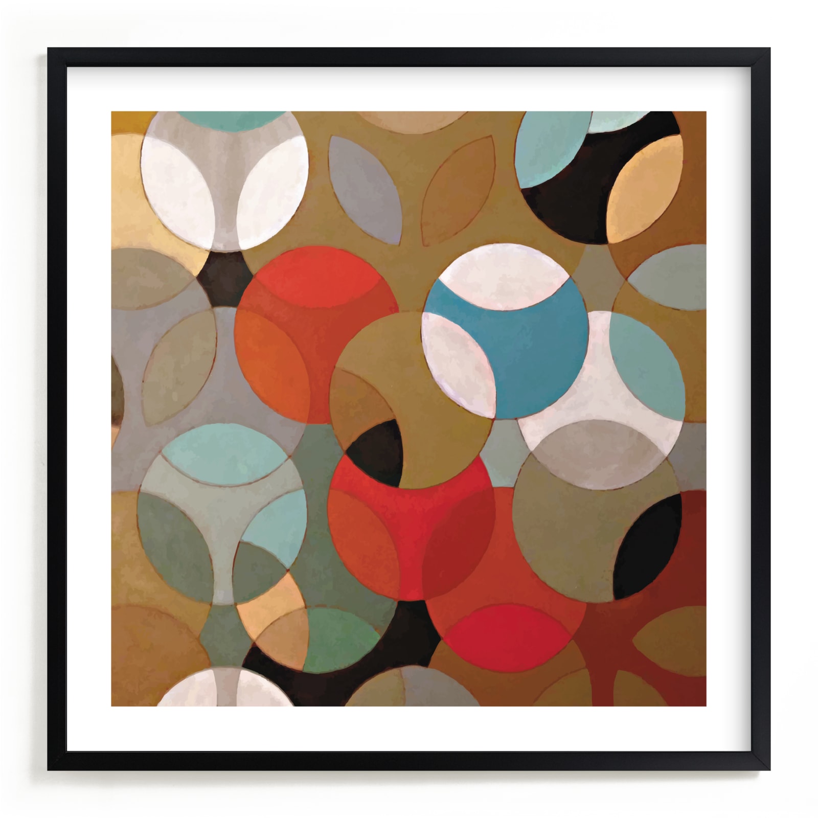 "Prime Oval" - Open Edition Fine Art Print by Lauren Enjeti in beautiful frame options and a variety of sizes.
