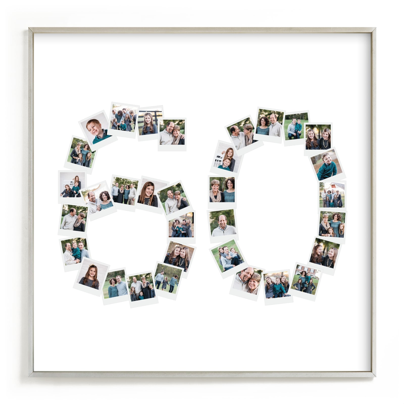"60" - Custom Photo Art by Minted in beautiful frame options and a variety of sizes.