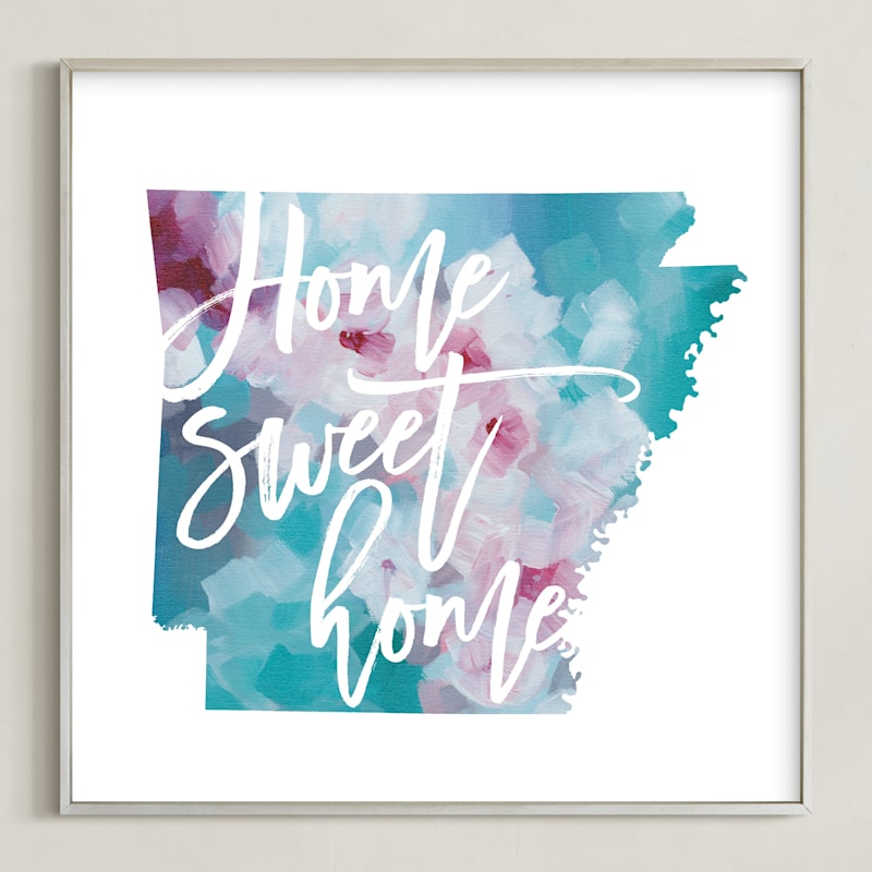 "Arkansas (Apple Blossom)" - Art Print in Blossom by Holly Whitcomb - Framed