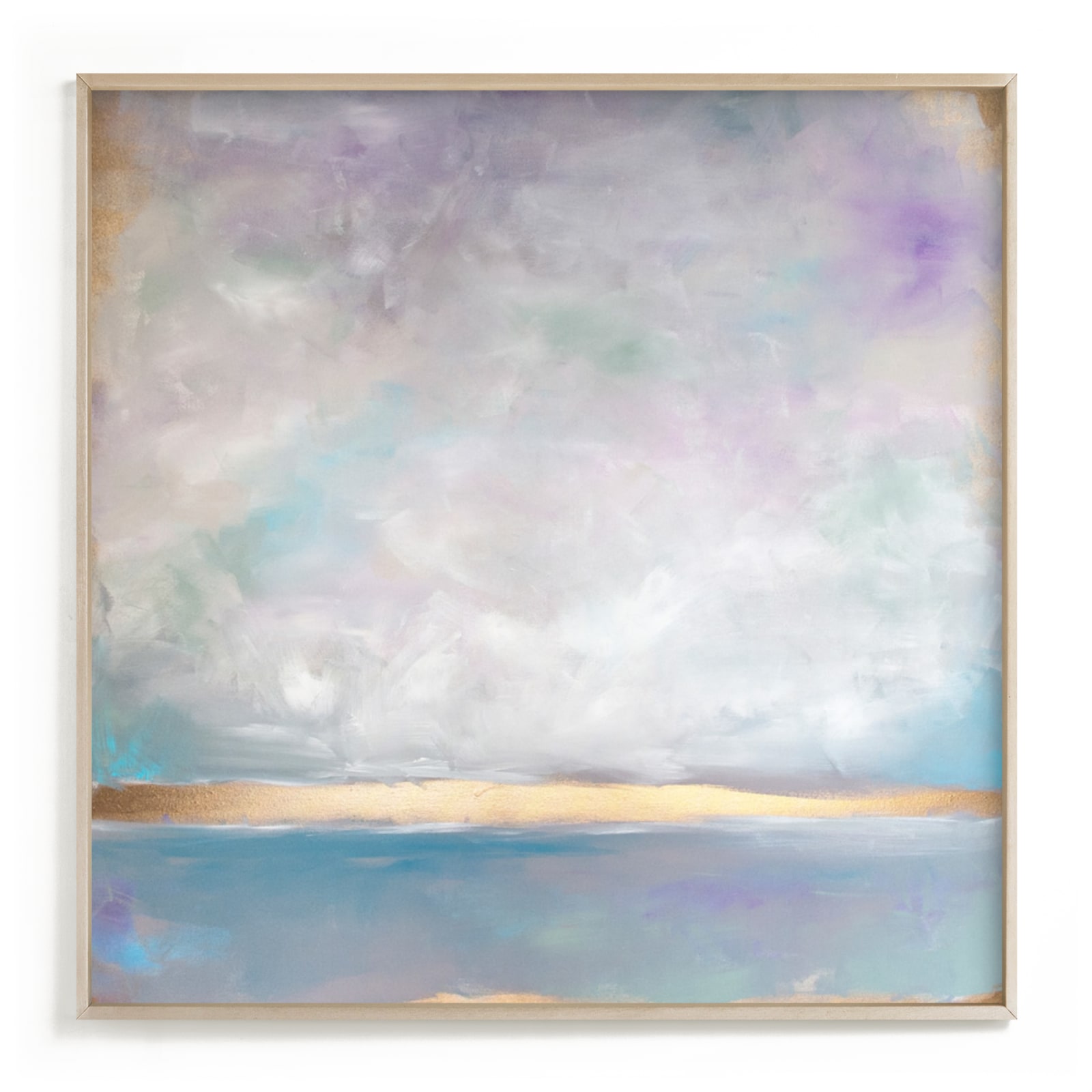 "Lavender Smoke" - Art Print by Julia Contacessi in beautiful frame options and a variety of sizes.