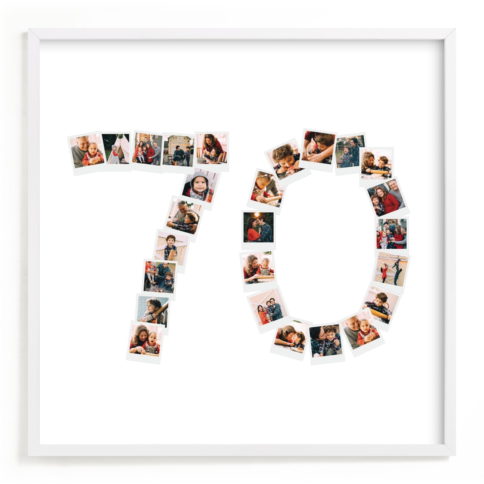 "70" - Custom Photo Art Print by Minted in beautiful frame options and a variety of sizes.