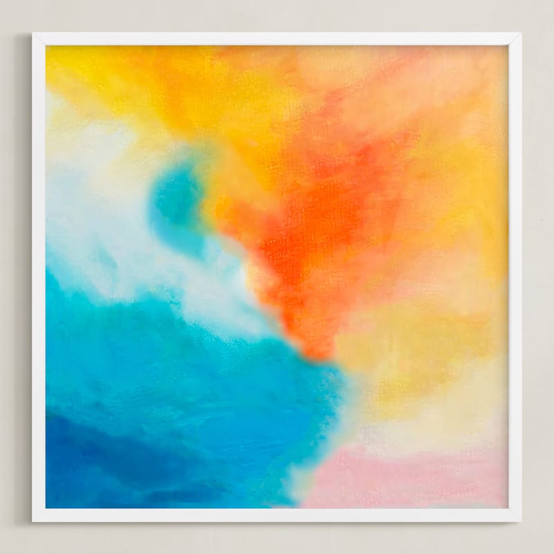 "Endless Summer Abstract" - Art Print by Melanie Biehle in beautiful frame options and a variety of sizes.