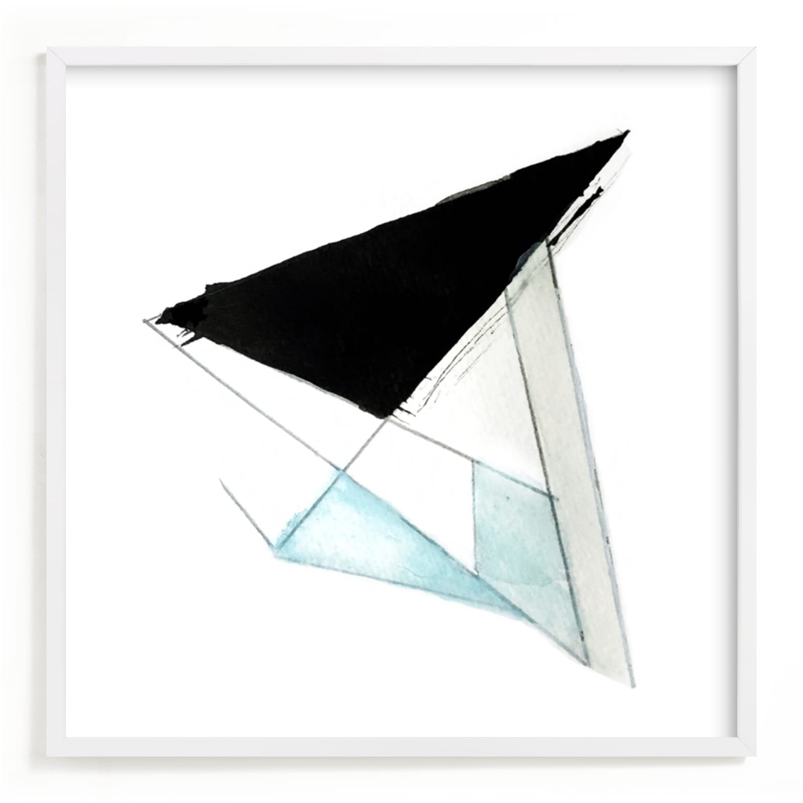 "Geometric and Flow" - Art Print by Melanie Biehle in beautiful frame options and a variety of sizes.