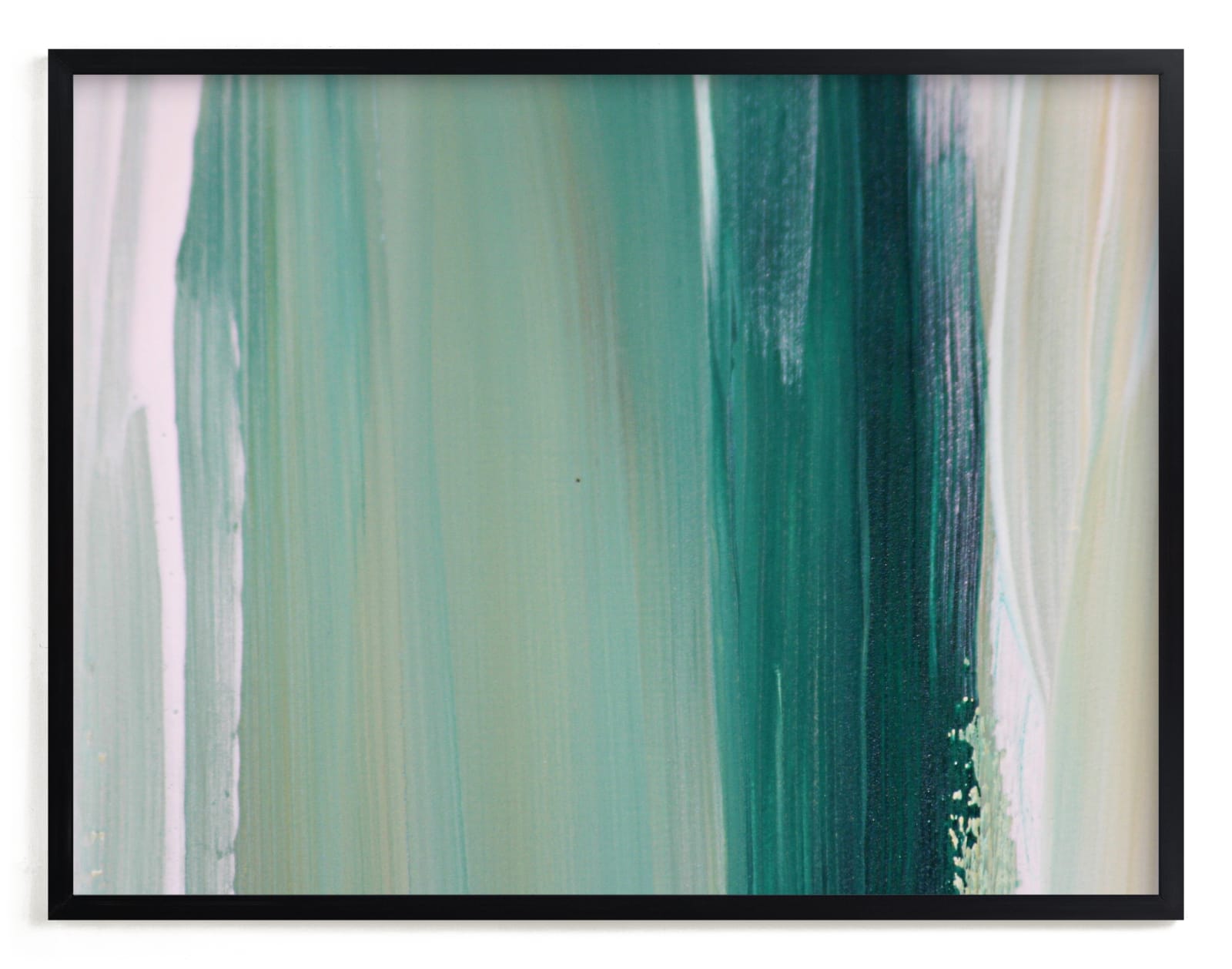 "Emerald Blades" - Limited Edition Art Print by Artsy Canvas Girl Designs in beautiful frame options and a variety of sizes.