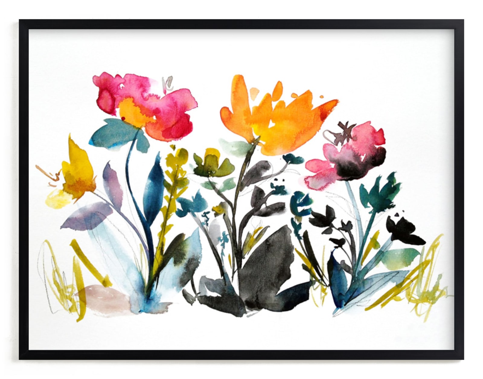 "island wildflowers no.2" - Limited Edition Art Print by Kiana Lee in beautiful frame options and a variety of sizes.