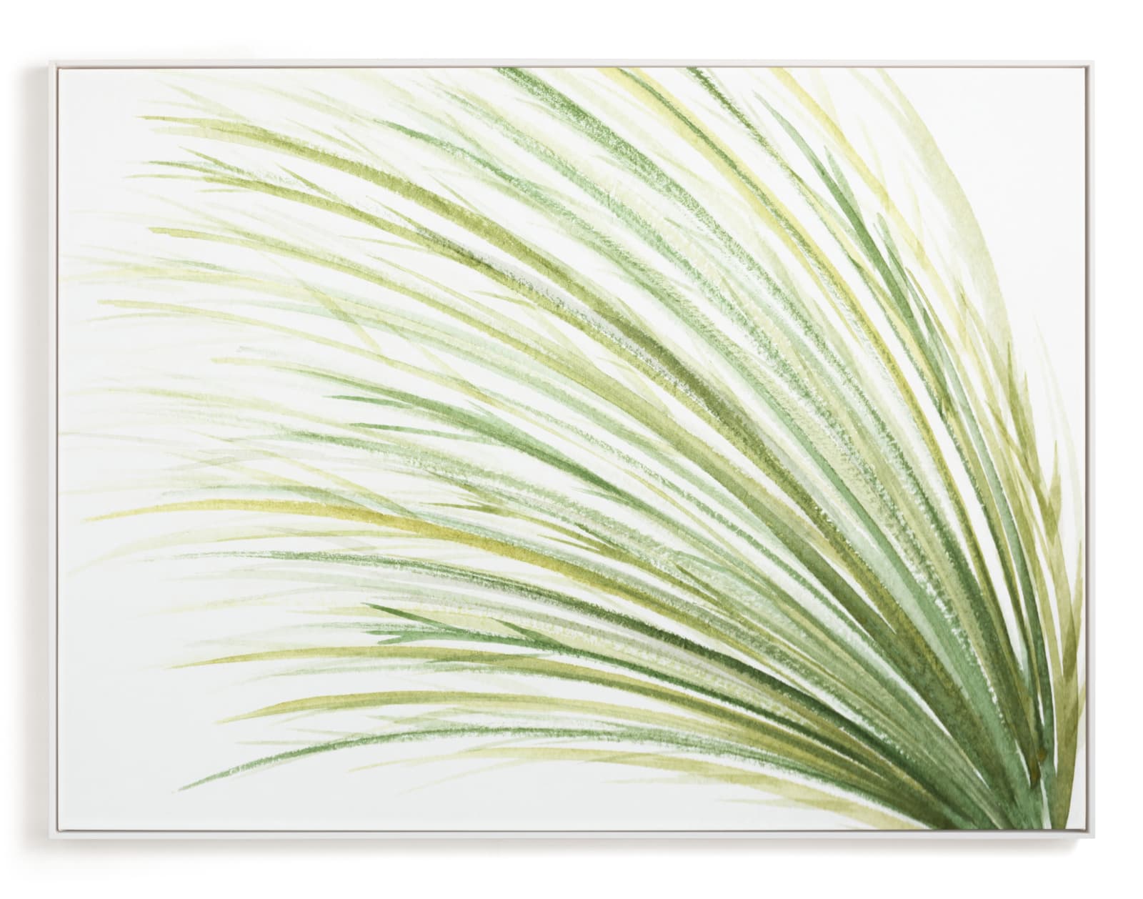 "Tall Grass Watercolor" - Limited Edition Art Print by Loree Mayer in beautiful frame options and a variety of sizes.