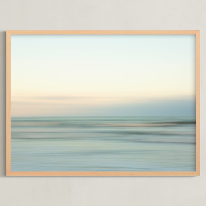 "The Blues" - Art Print in Sea by Cristina Marie - Framed