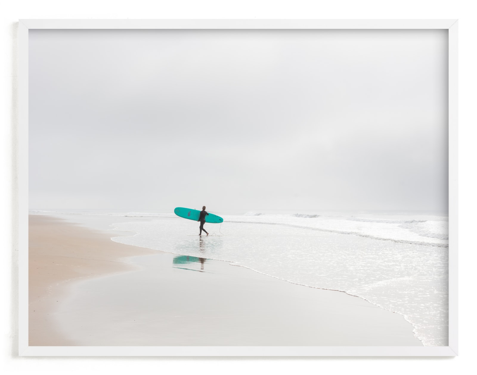 "California Surf" - Limited Edition Art Print by Jessica C Nugent in beautiful frame options and a variety of sizes.