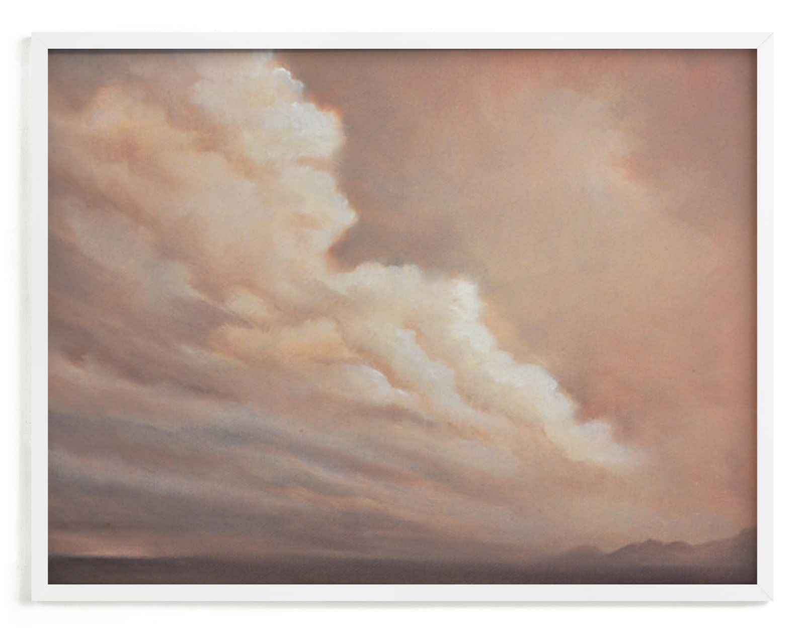 "Distant Rain" - Limited Edition Art Print by Kelly Money in beautiful frame options and a variety of sizes.