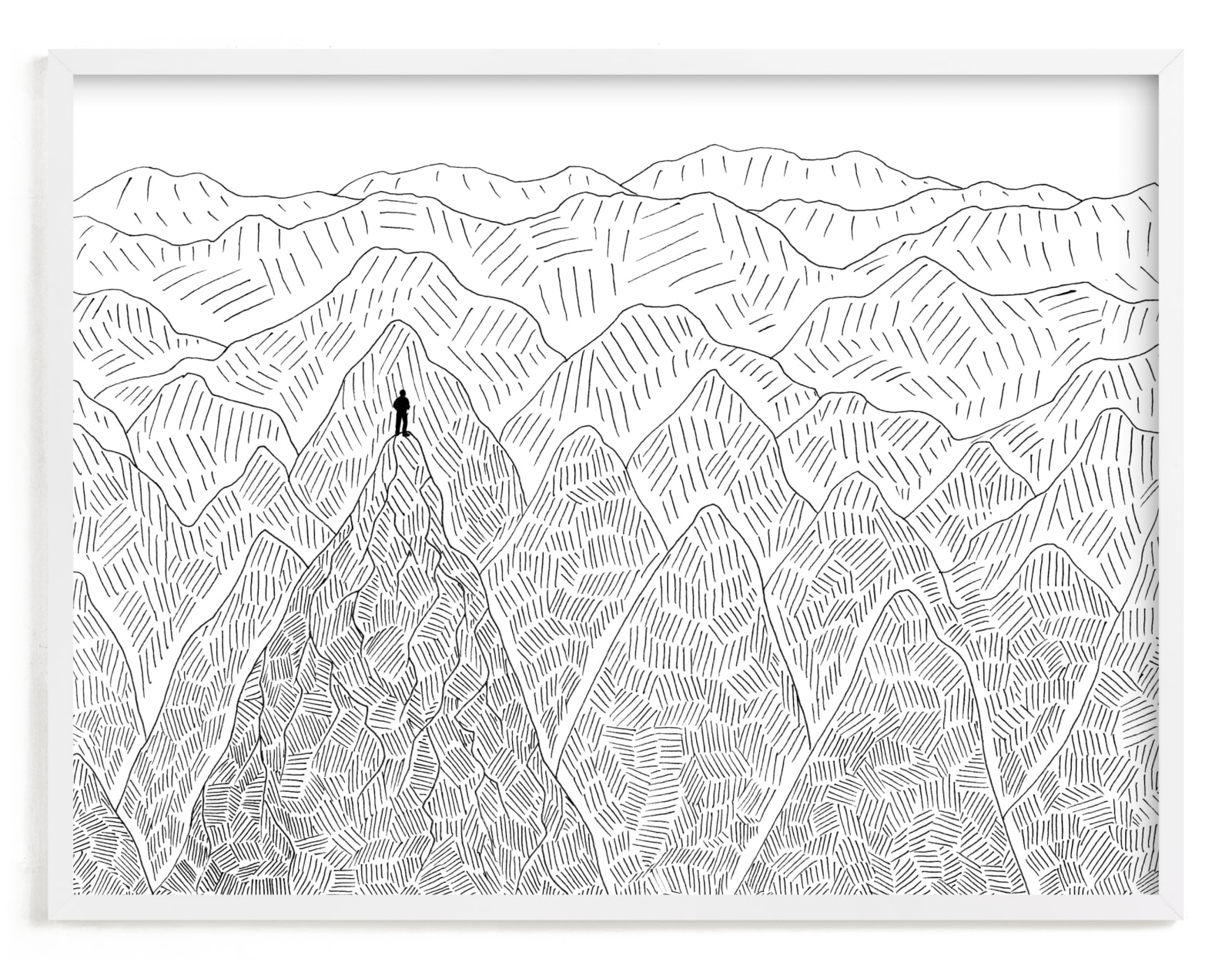 "Summit" - Limited Edition Art Print by Helen H Wu in beautiful frame options and a variety of sizes.