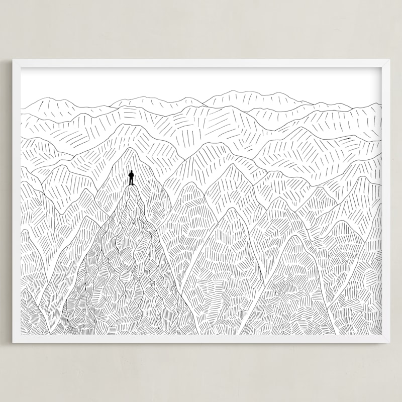 "Summit" - Limited Edition Art Print by Helen H Wu in beautiful frame options and a variety of sizes.