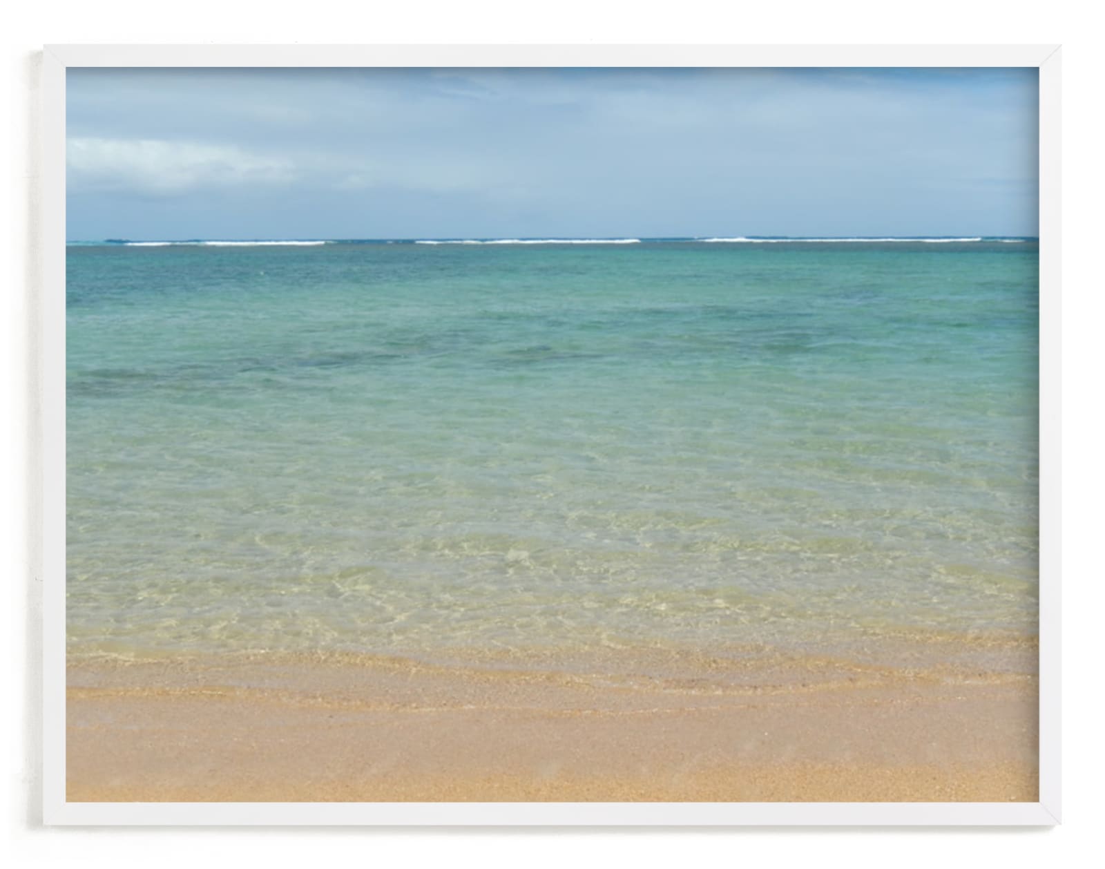 "Cool Water 1" - Art Print by Jan Kessel in beautiful frame options and a variety of sizes.