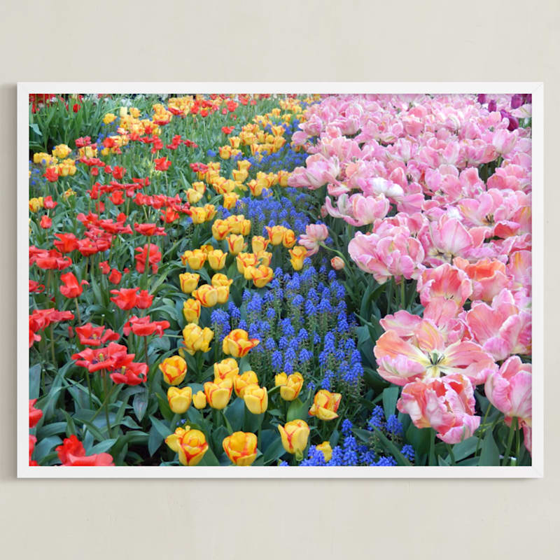 "Pretty Garden 2" - Art Print by Jan Kessel in beautiful frame options and a variety of sizes.