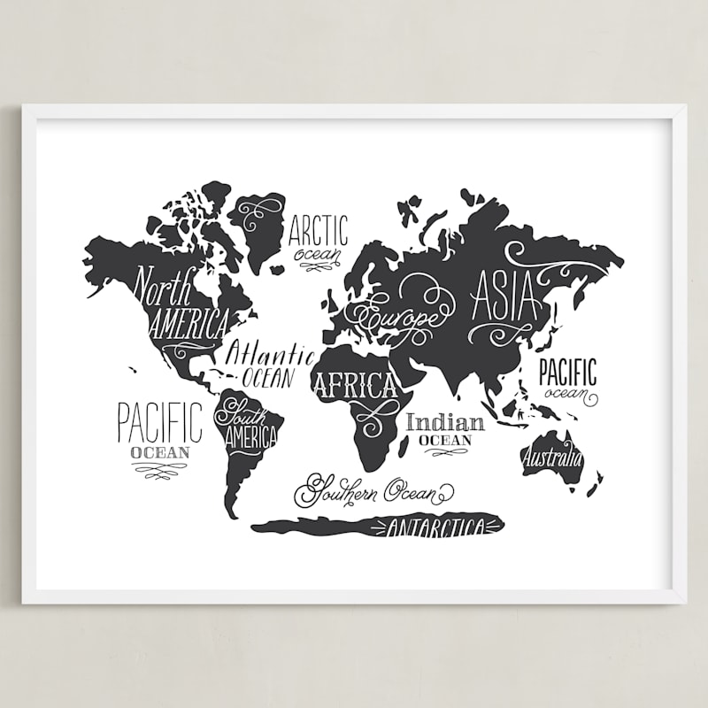 Whimsical World Map