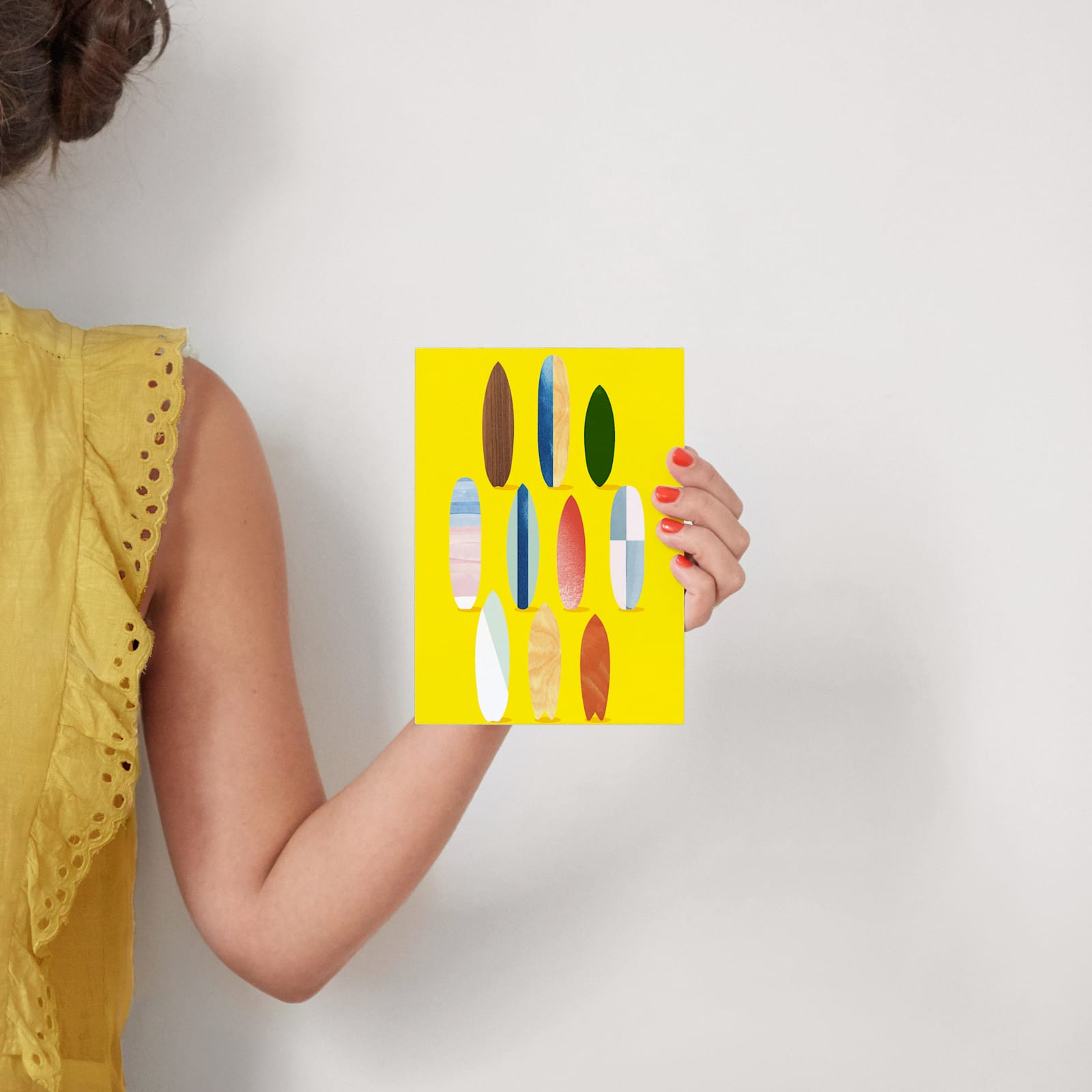 Surfboard Pose Wall Art Prints by Baumbirdy Minted