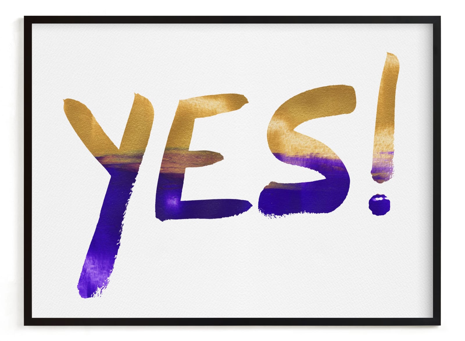 "Yes! Yes!" - Art Print by Christina Flowers in beautiful frame options and a variety of sizes.