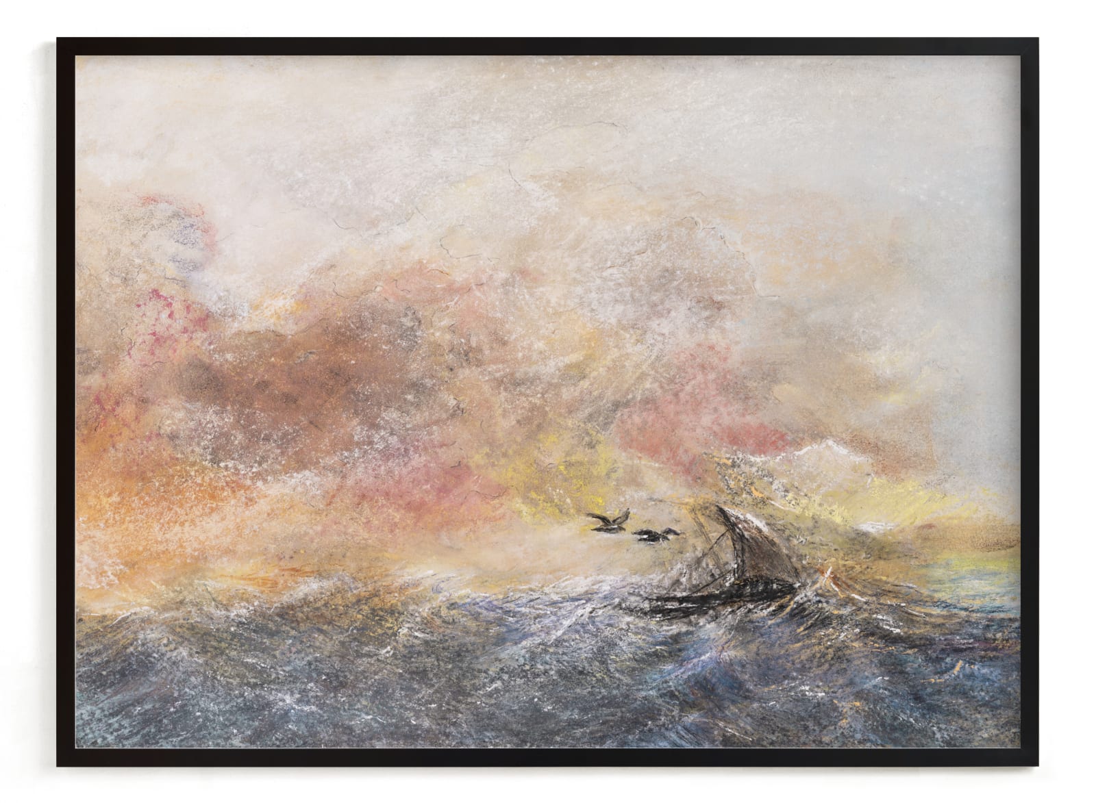 "Red Skies" by Ramnik Velji in beautiful frame options and a variety of sizes.