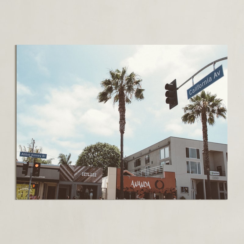 "Venice Beach 4" - Art Print in color by Kamala Nahas - Unframed