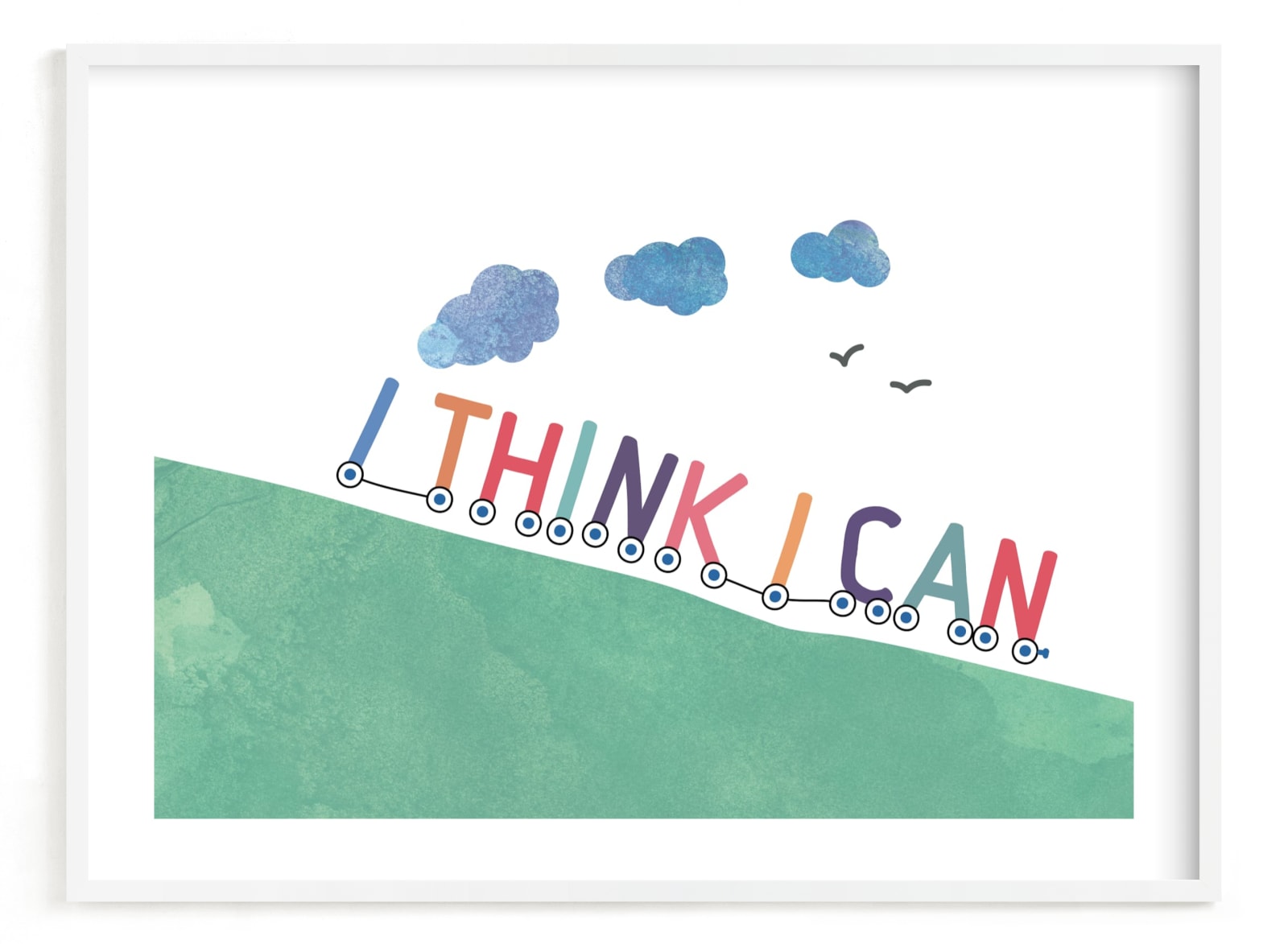 "You can." - Limited Edition Art Print by R studio in beautiful frame options and a variety of sizes.