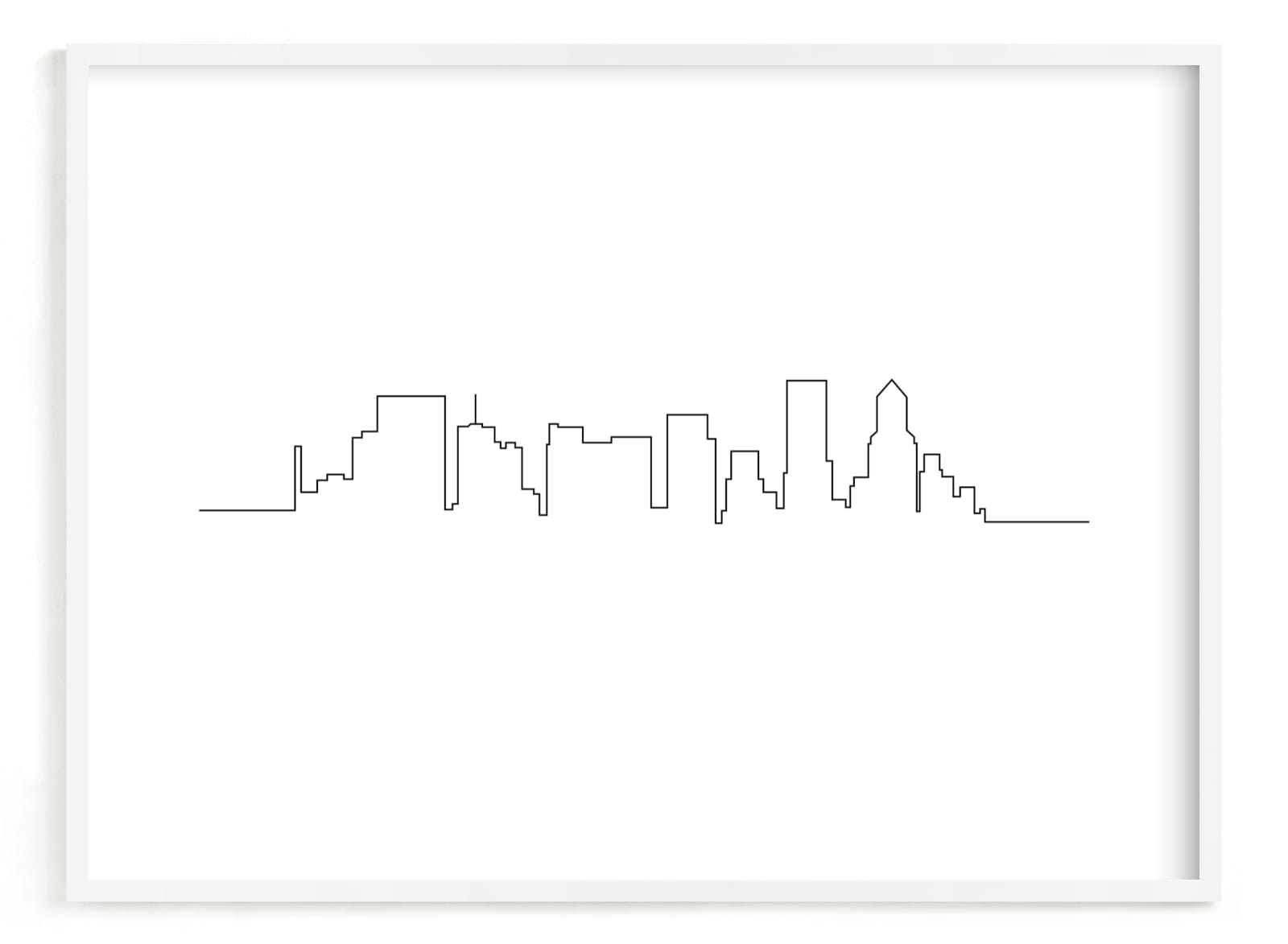 "Portland" - Art Print by Erin Deegan in beautiful frame options and a variety of sizes.