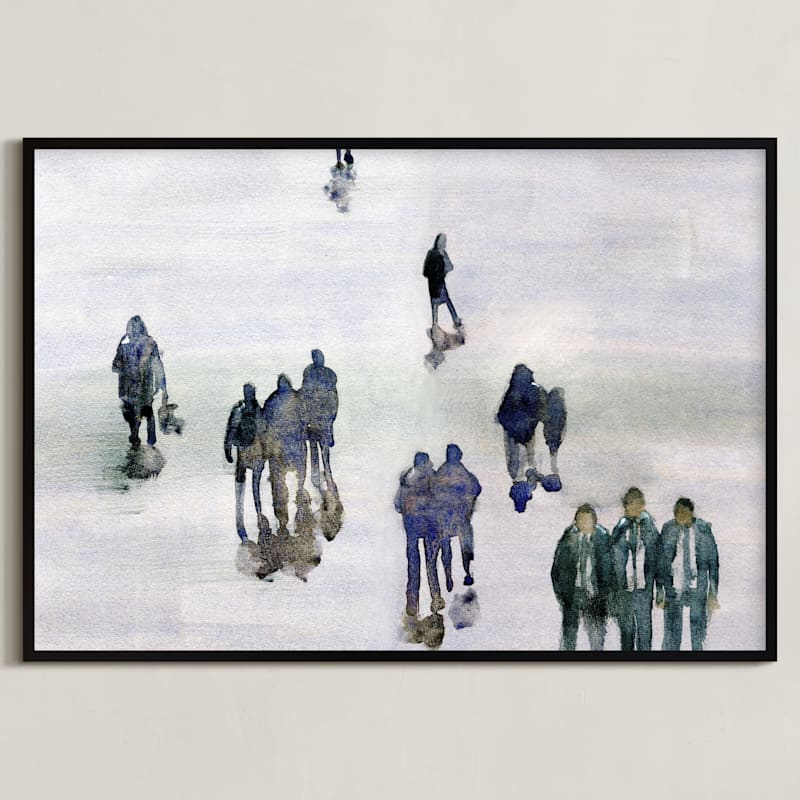 "In the crowd" - Limited Edition Art Print by Lulaloo in beautiful frame options and a variety of sizes.