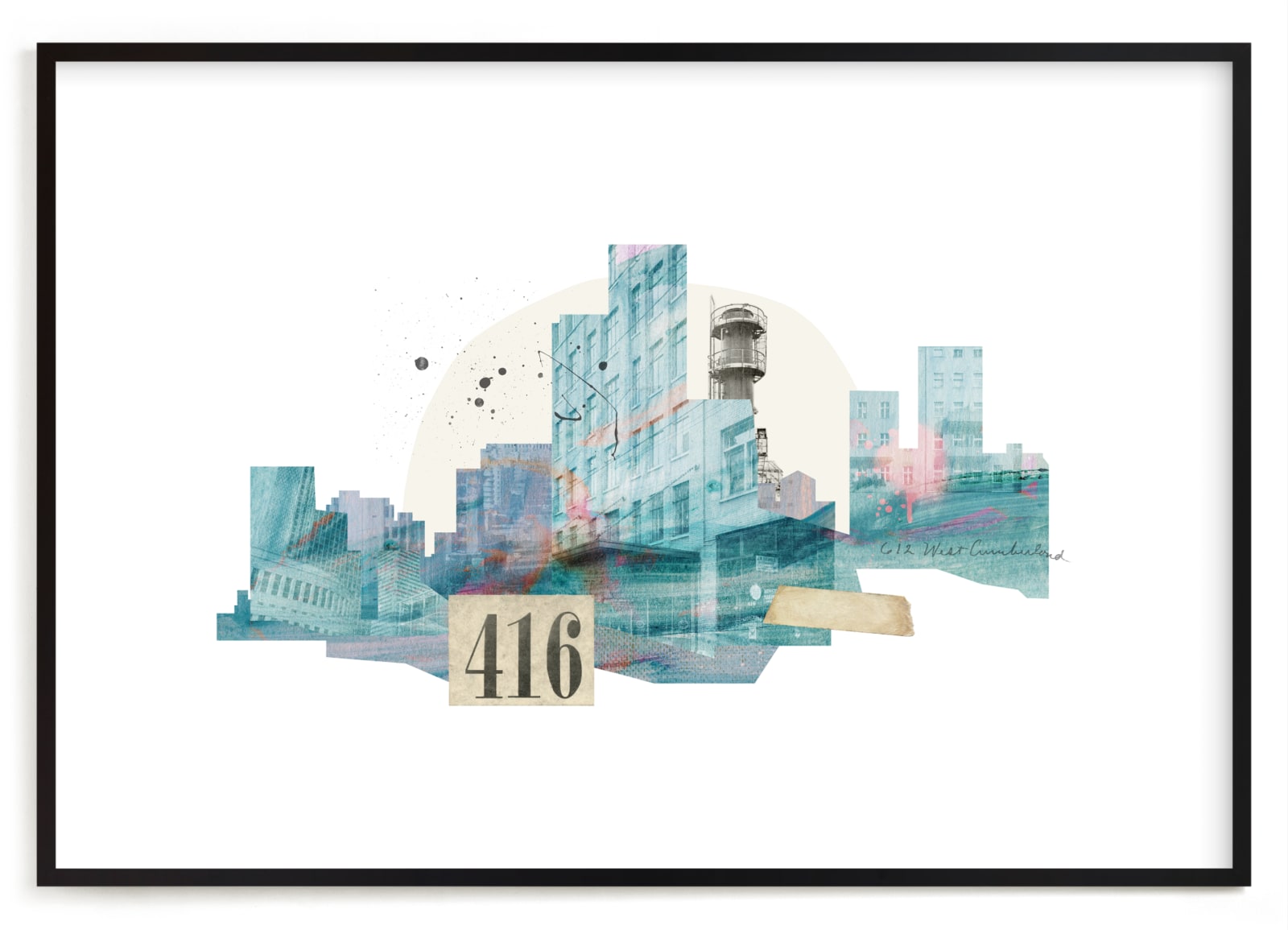 "City Dream" - Limited Edition Art Print by Field and Sky in beautiful frame options and a variety of sizes.