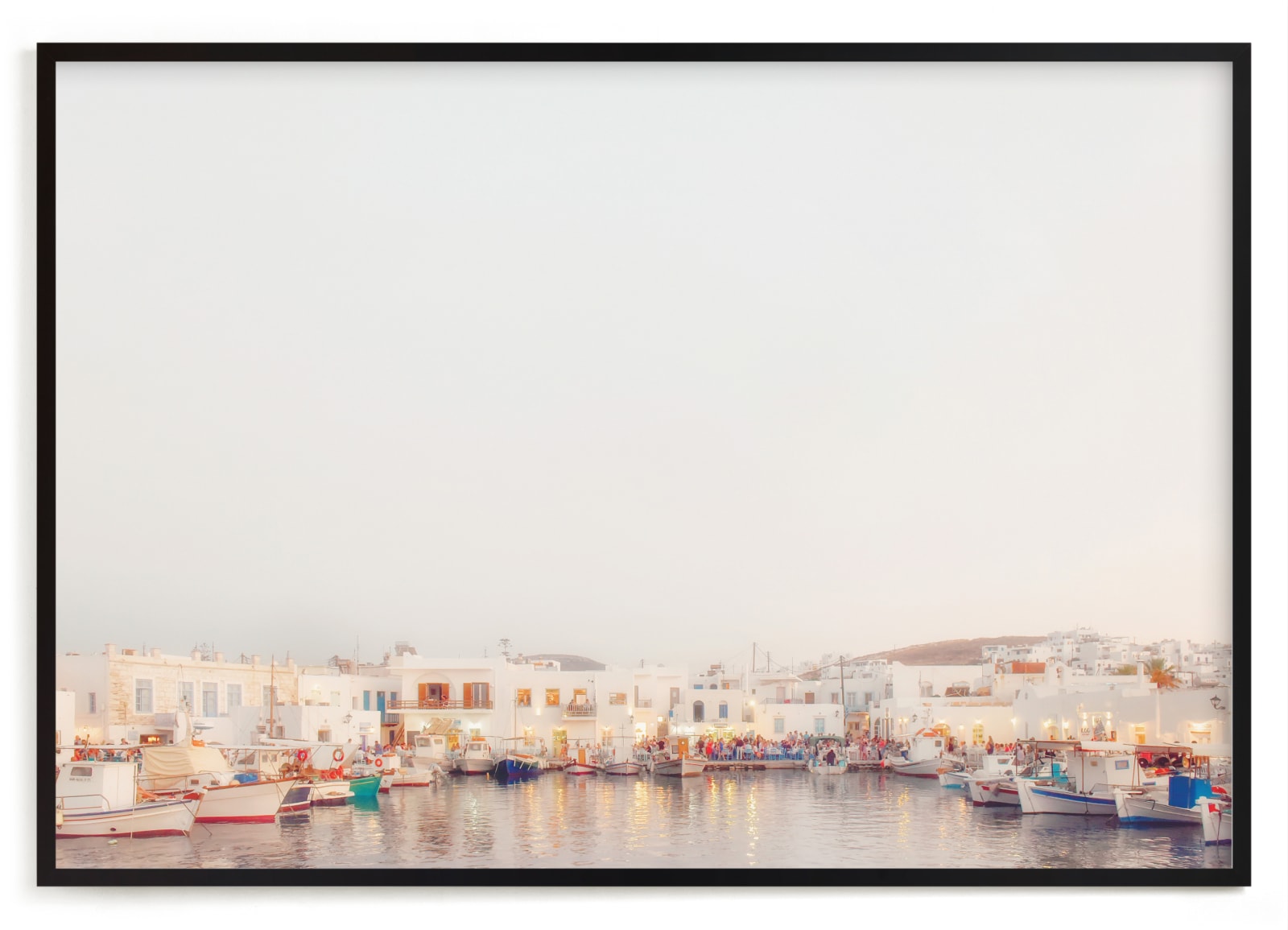 "Evening in Greece" - Limited Edition Art Print by Gabrial Reising in beautiful frame options and a variety of sizes.