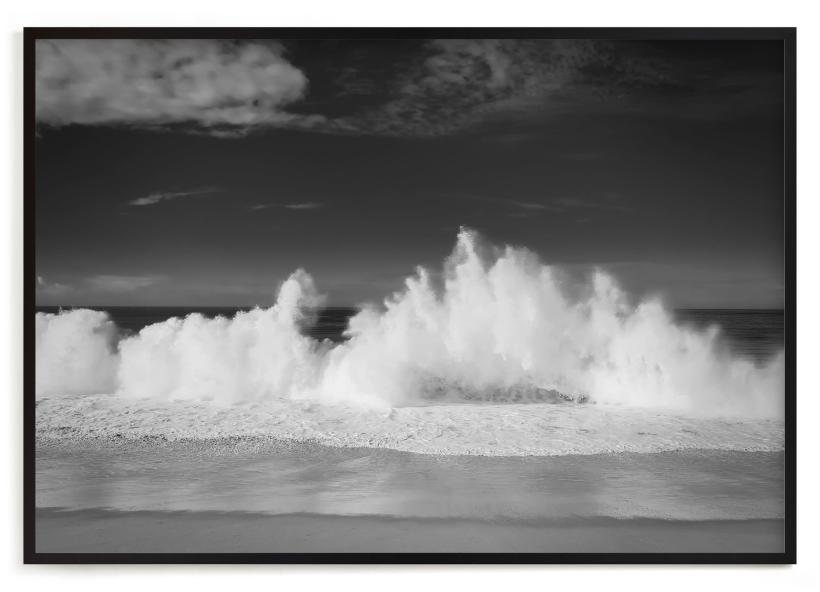 "Shorebreak Drama" - Limited Edition Art Print by Debra Butler in beautiful frame options and a variety of sizes.