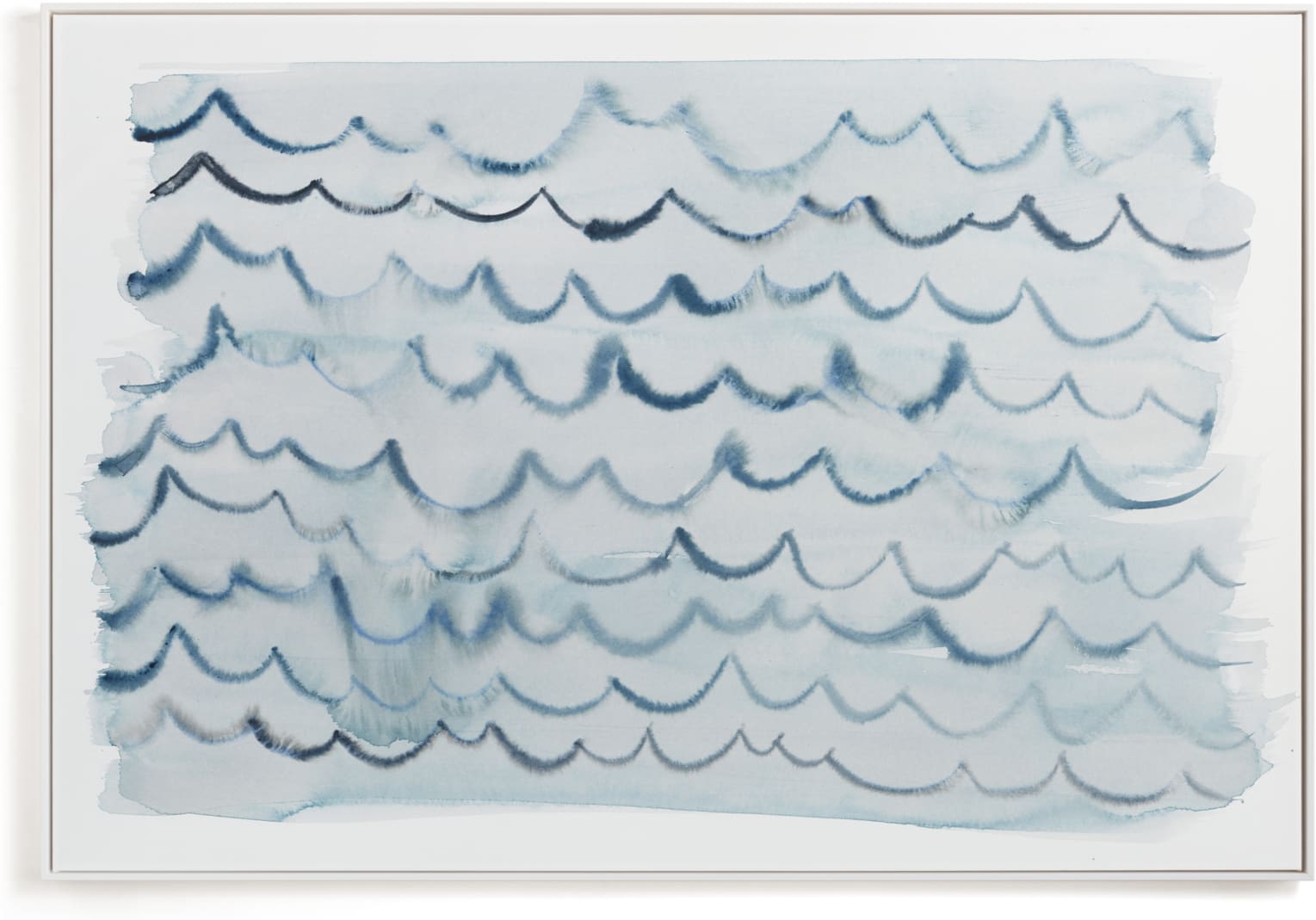 This is a blue art by Kelly Witmer called waves.