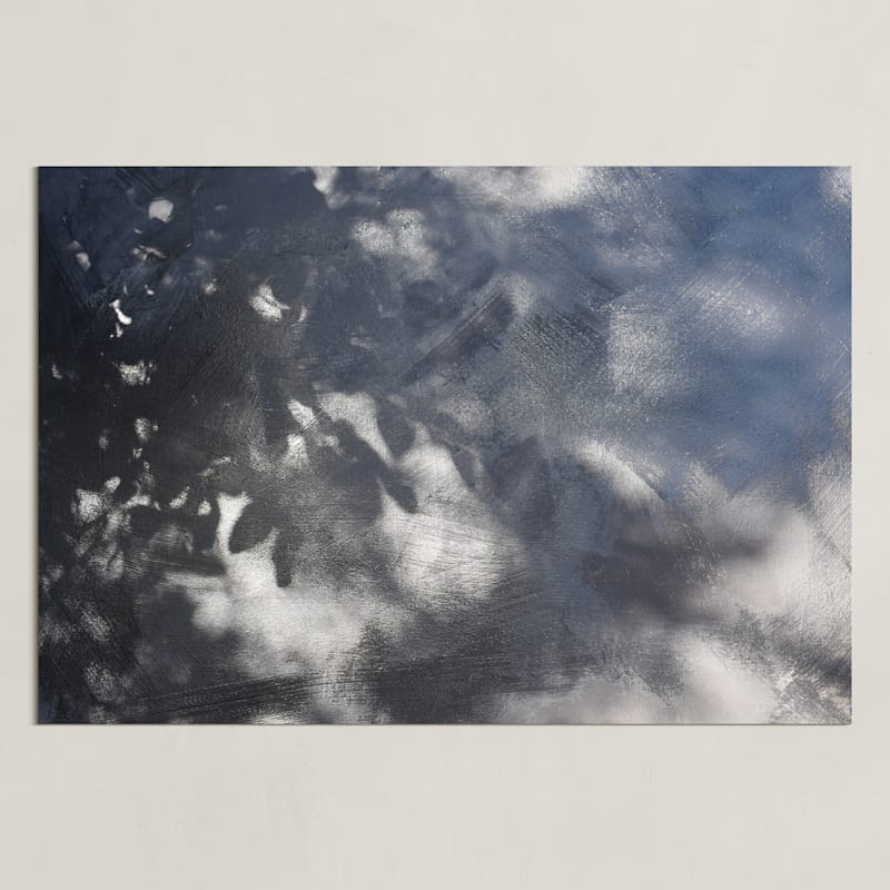 "Completely Captivated" - Art Print in Shadowy Grays by Charlotte Mello Stevenson - Unframed