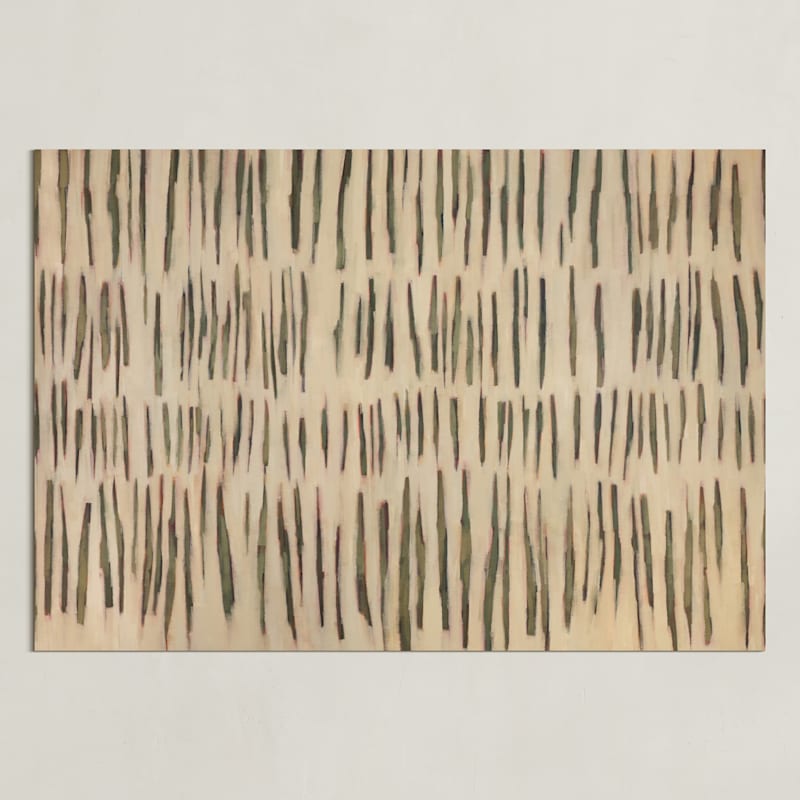 "Naive" - Art Print in Neutral Mossy Green by Ashley Armistead - Unframed
