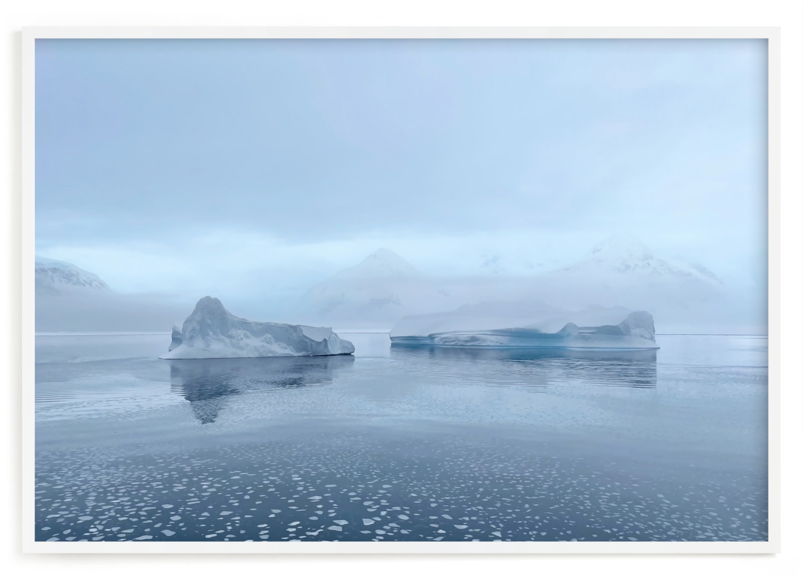 "Glacier" - Limited Edition Art Print by Nam Bourassa in beautiful frame options and a variety of sizes.