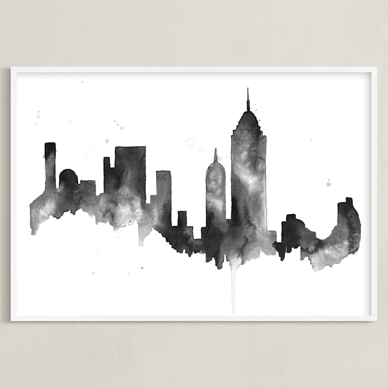 city skyline art