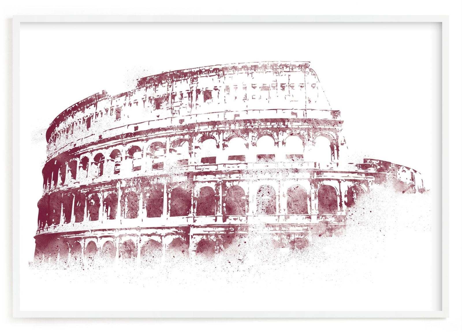 "Colosseum" - Limited Edition Art Print by Paul Berthelot in beautiful frame options and a variety of sizes.