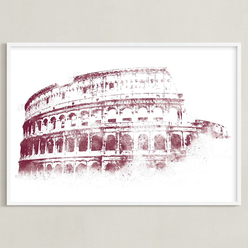 "Colosseum" - Limited Edition Art Print by Paul Berthelot in beautiful frame options and a variety of sizes.