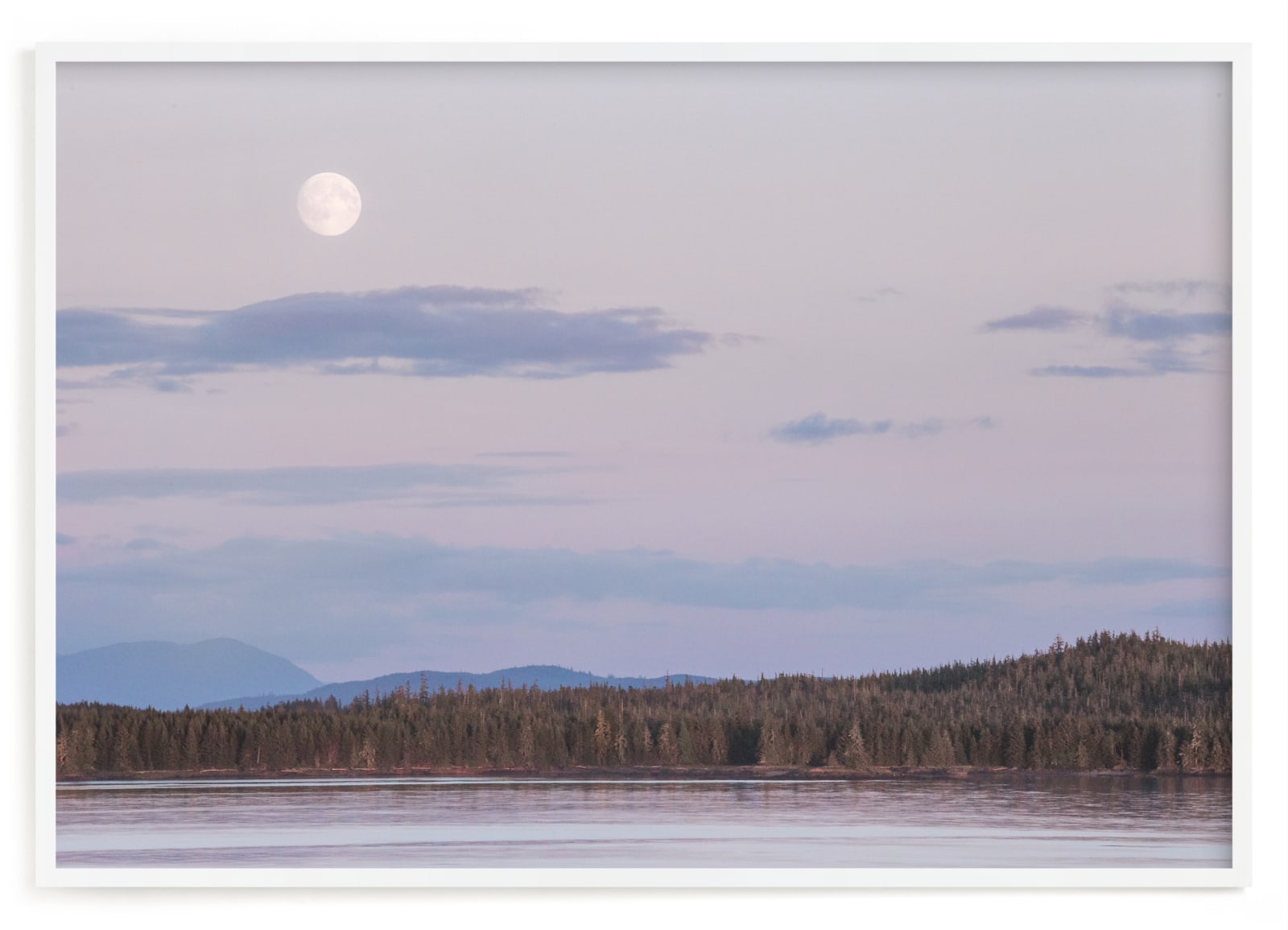 "Juneau Moon" by Mike Sunu in beautiful frame options and a variety of sizes.