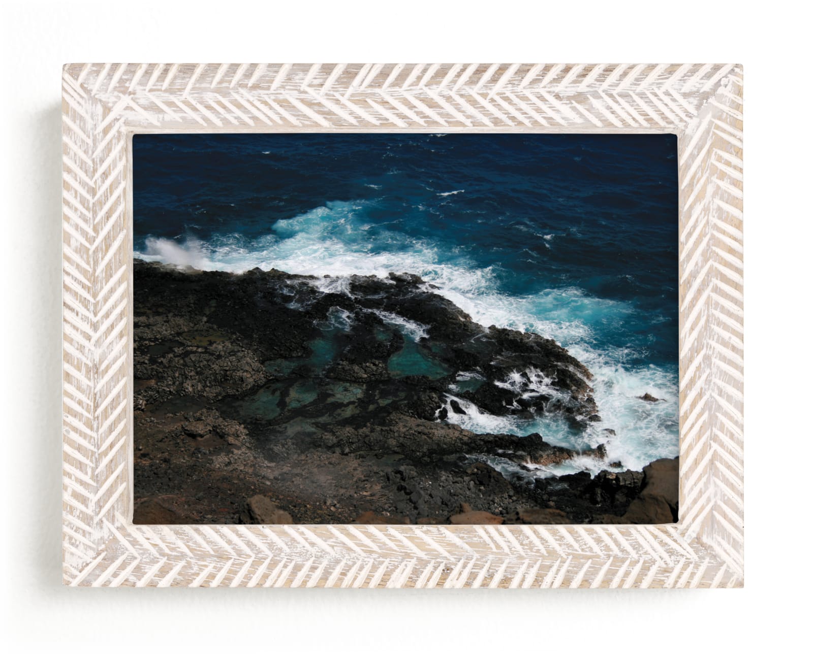 "Tidal Pools & Crashing Waves" - Limited Edition Art Print by Whitney Todd in beautiful frame options and a variety of sizes.