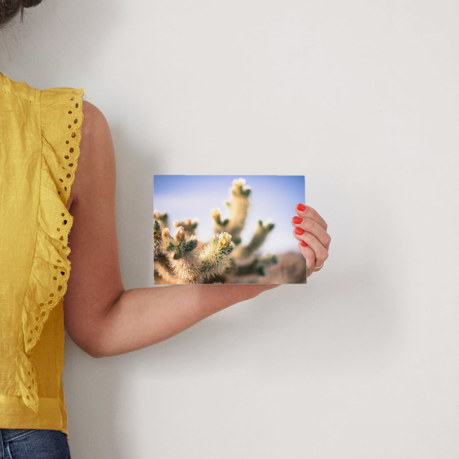 Joshua Tree Blooming Cactus Wall Art Prints by Kitty Seeber | Minted