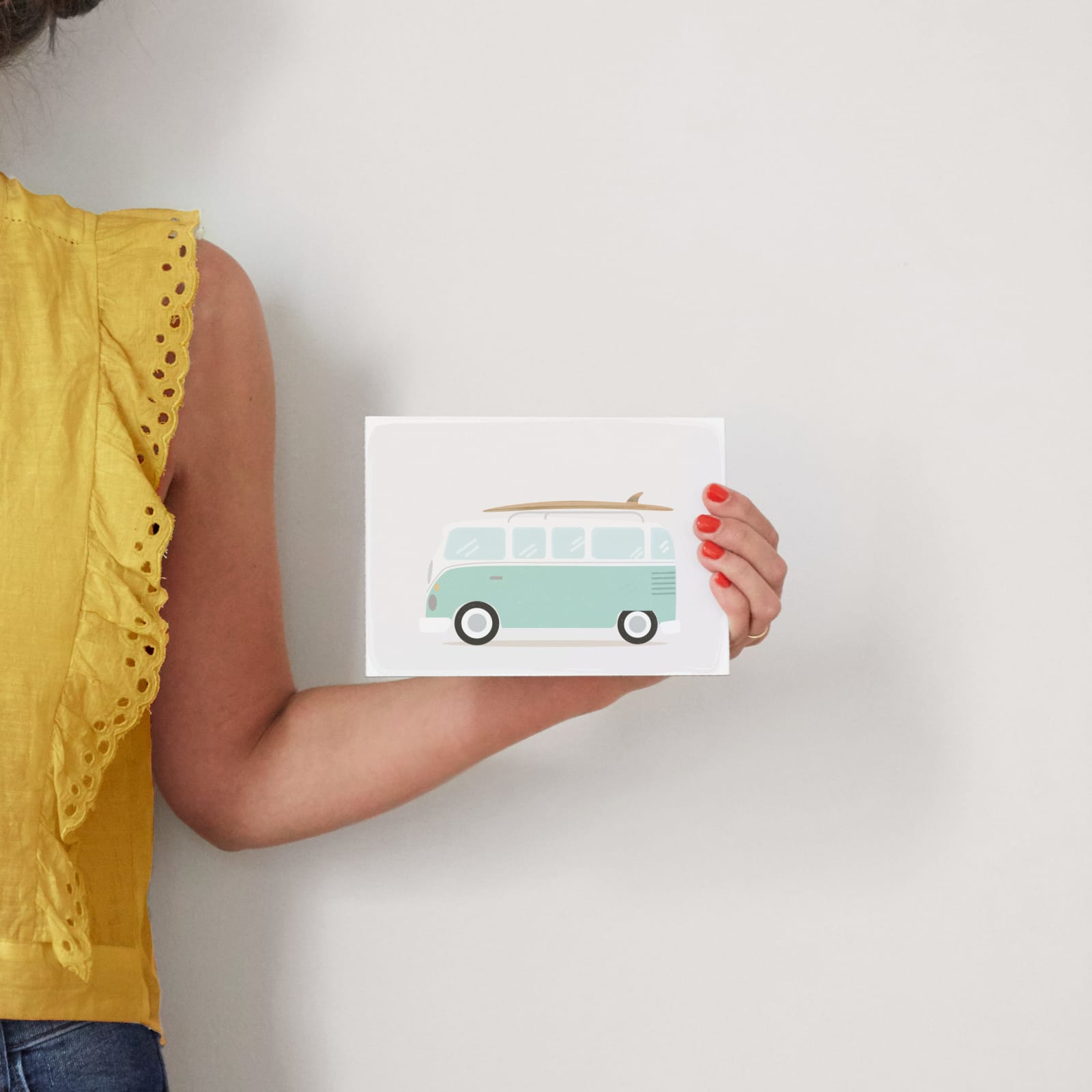 Beach Bus Wall Art Prints by Itsy Belle Studio | Minted