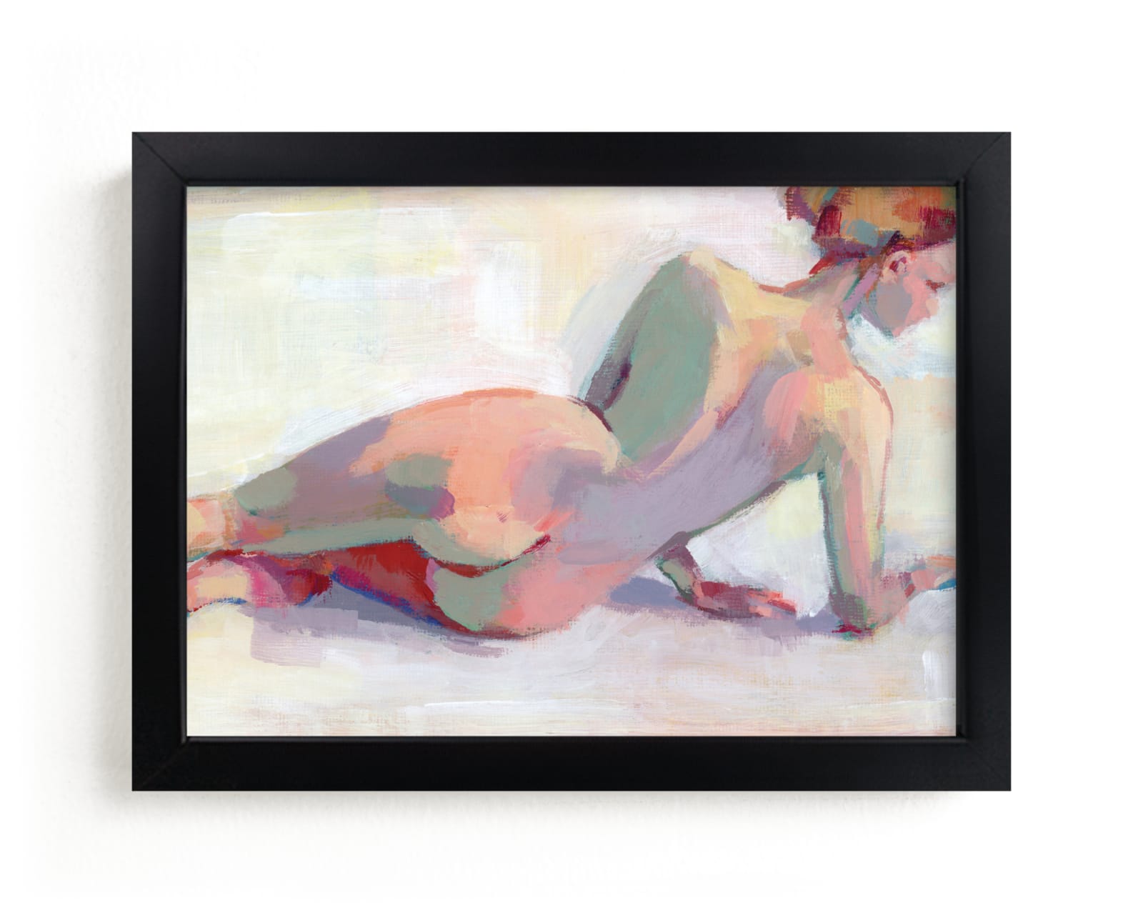 "Sunbather" - Limited Edition Art Print by sue prue in beautiful frame options and a variety of sizes.