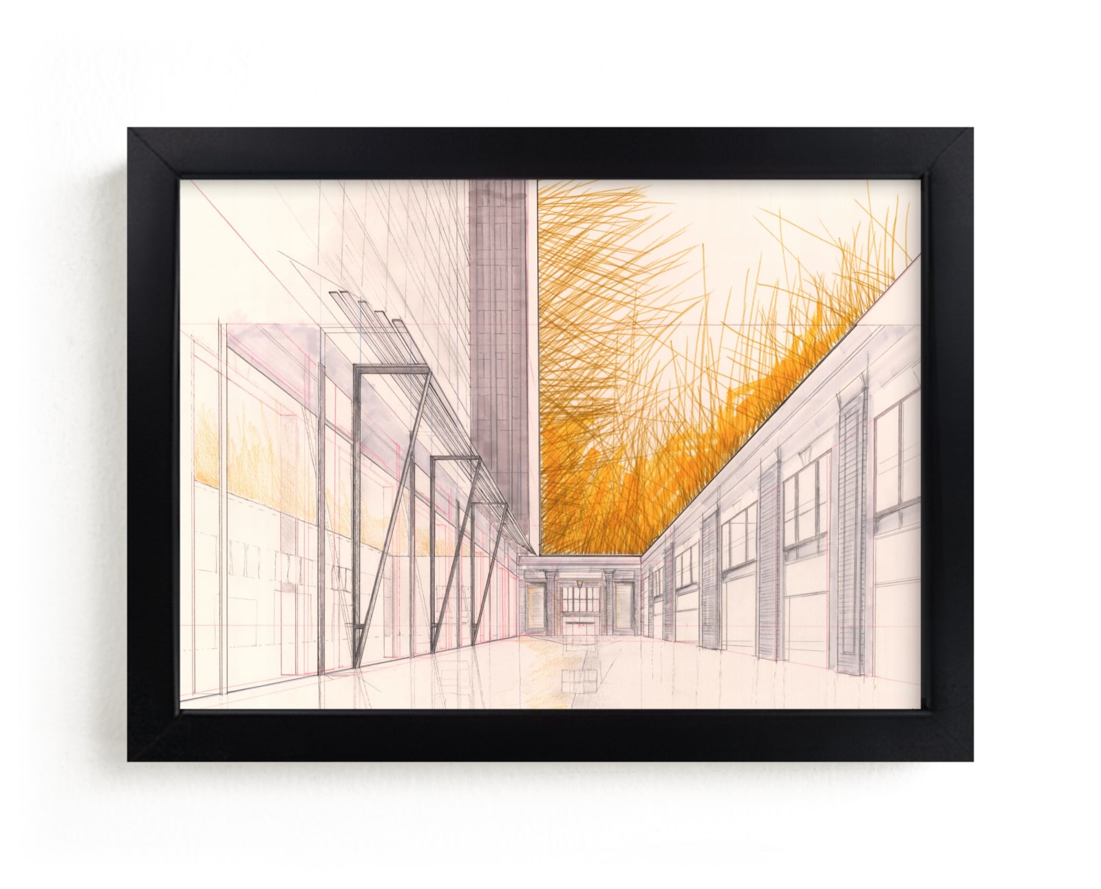 "Concourse" - Limited Edition Art Print by Paul Devitt in beautiful frame options and a variety of sizes.