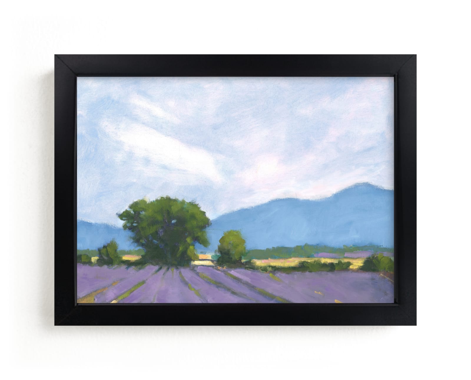 "Lavender Fields" - Limited Edition Art Print by Marie Stone in beautiful frame options and a variety of sizes.