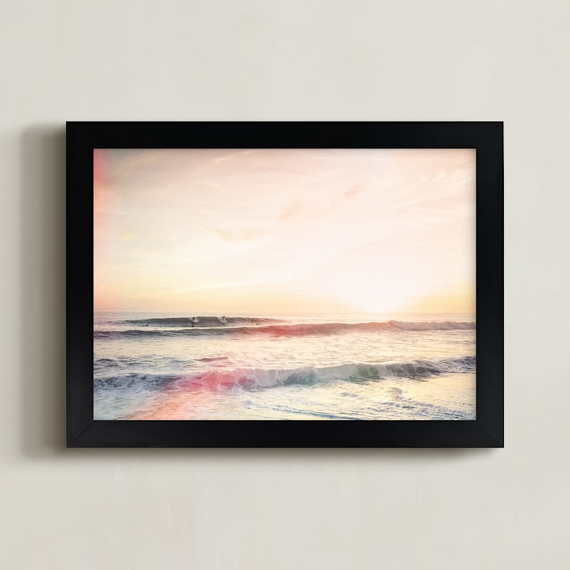 "Beach Affect" - Limited Edition Art Print by Kamala Nahas in beautiful frame options and a variety of sizes.