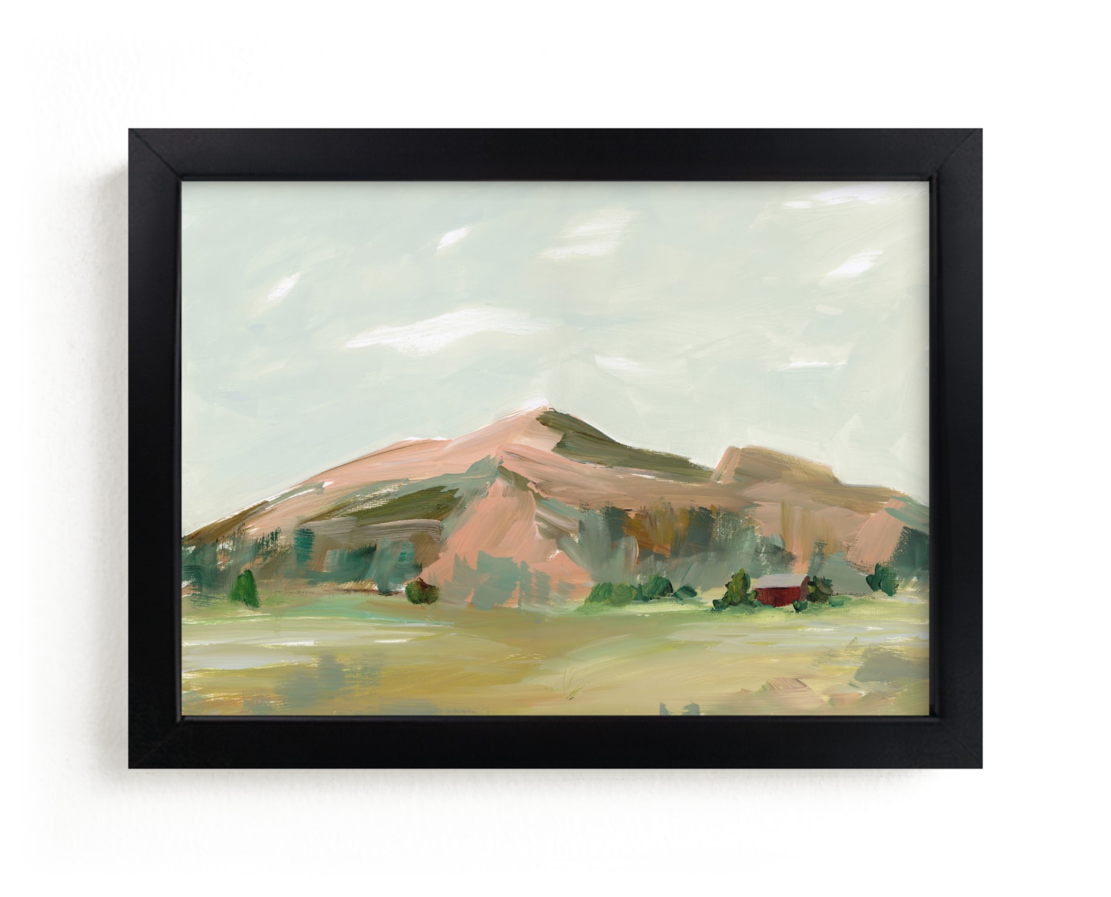 "Ranch House" - Limited Edition Art Print by Lindsay Megahed in beautiful frame options and a variety of sizes.