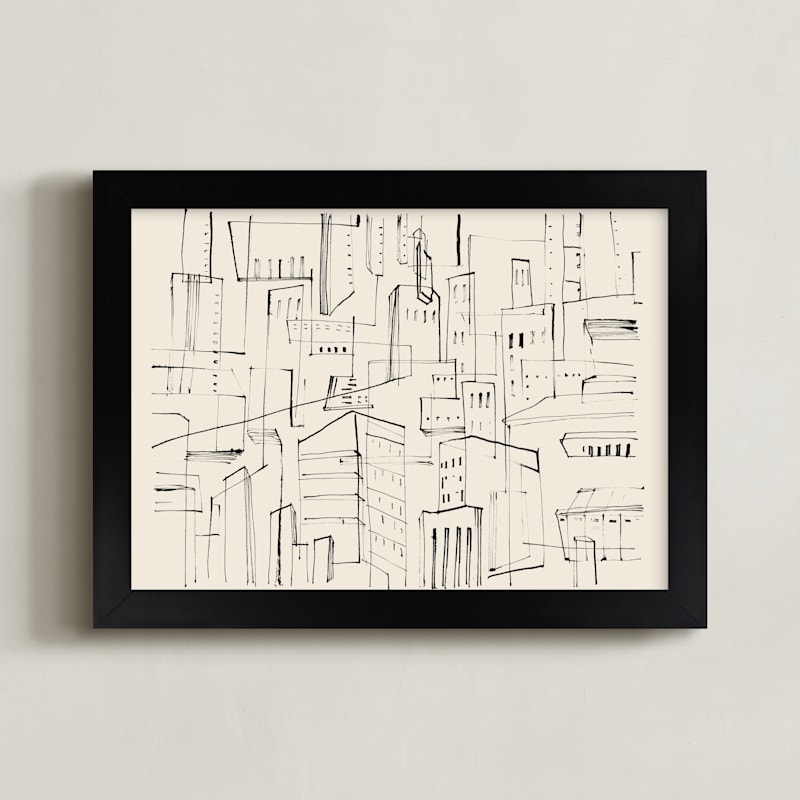 "City Ragtimes" - Limited Edition Art Print by Catilustre in beautiful frame options and a variety of sizes.