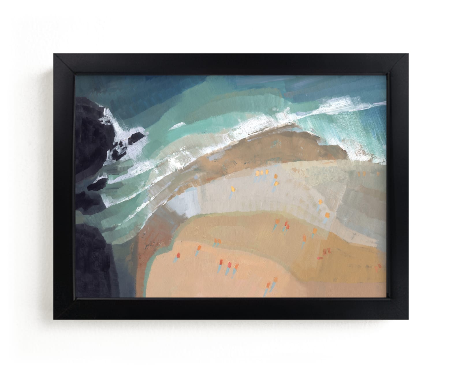 "What a Seagull Sees" - Limited Edition Art Print by Khara Ledonne in beautiful frame options and a variety of sizes.