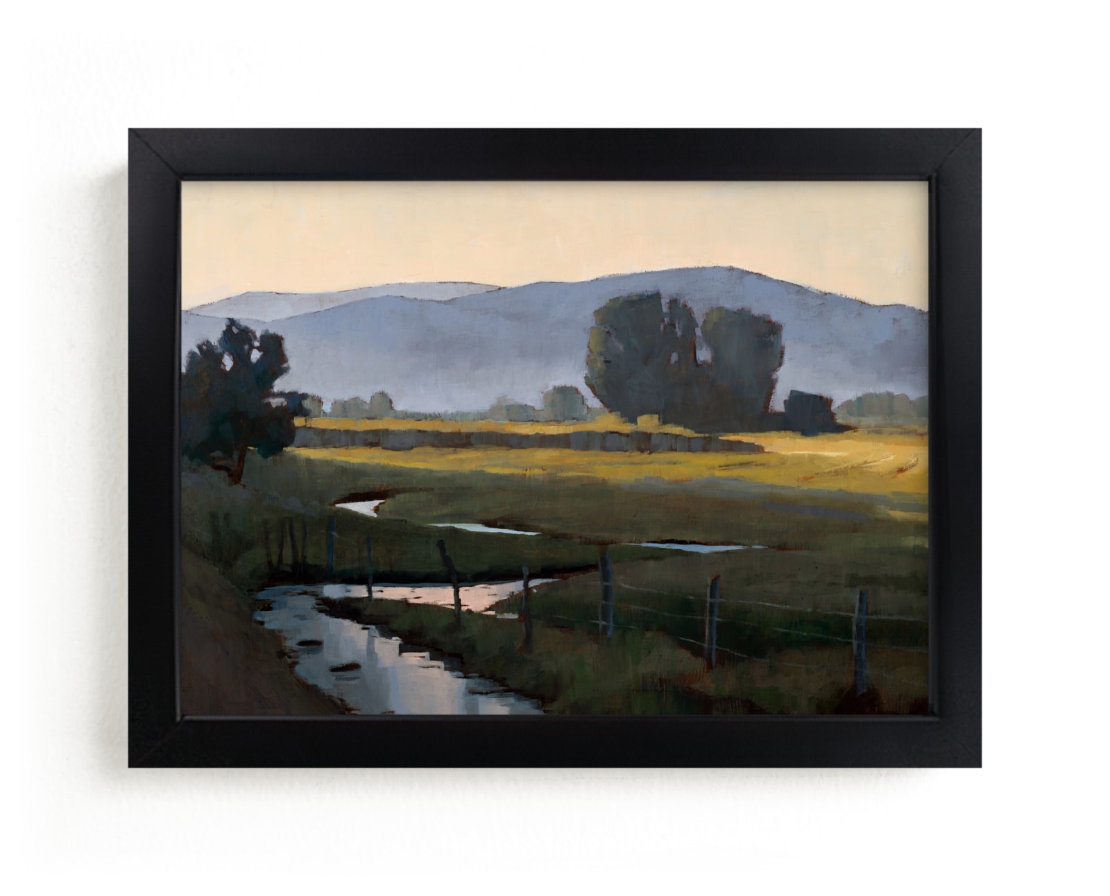 "Peekaboo Stream" - Limited Edition Art Print by Rachel Nelson in beautiful frame options and a variety of sizes.
