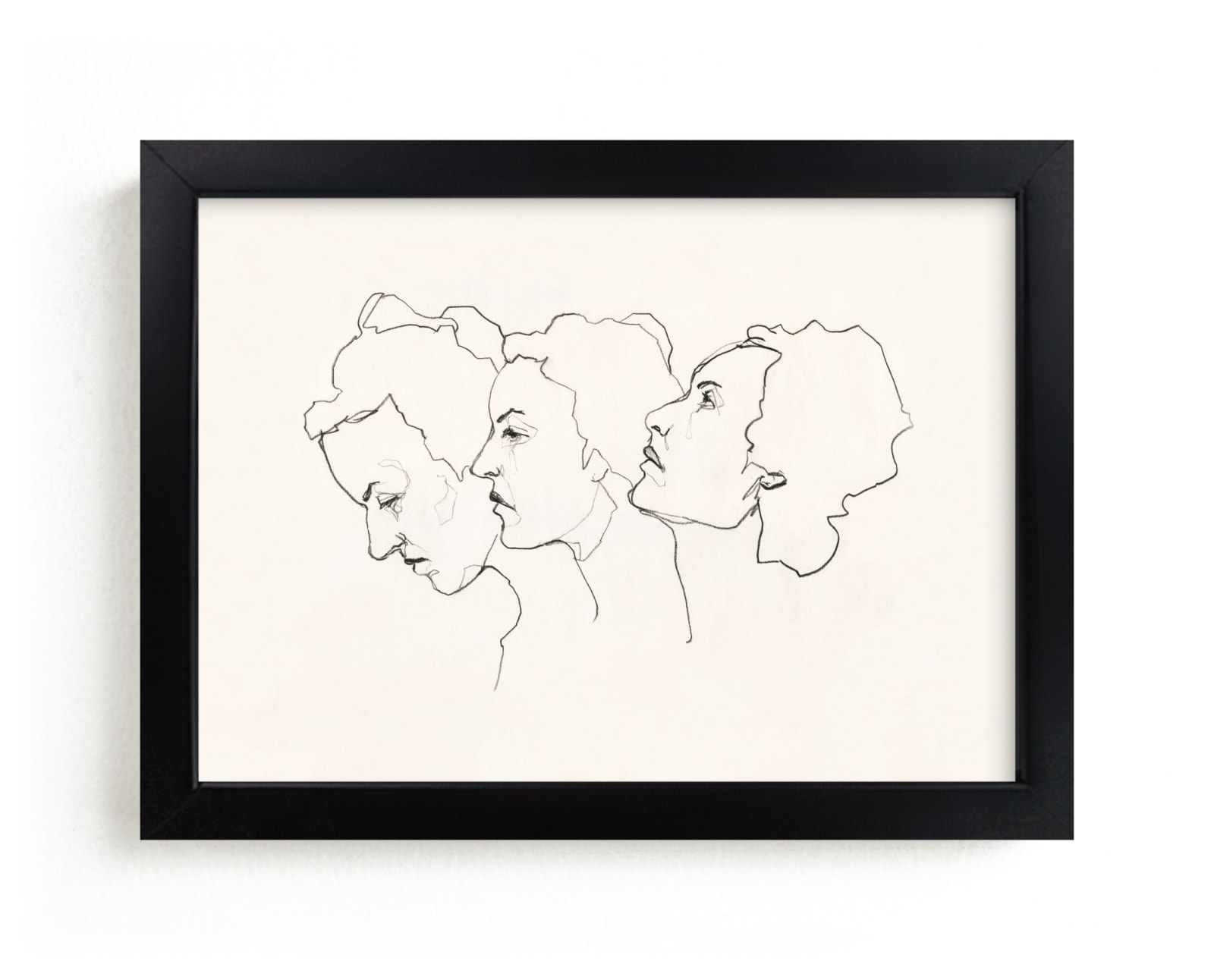 "Three Faces" - Limited Edition Art Print by Kirsta Benedetti in beautiful frame options and a variety of sizes.