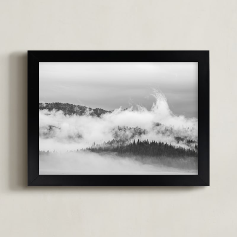 "Misty Eye of the Mountain" - Limited Edition Art Print by Jennifer Bush in beautiful frame options and a variety of sizes.